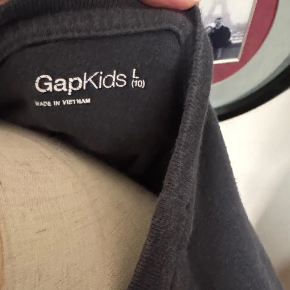 GAP Kids DJ Drop The Beat T-Shirt - Navy & Gray 90sKid KidCore Y2K Music